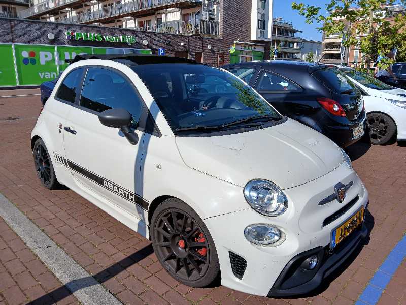 Fiat 500 Abarth spotted in Amsterdam
