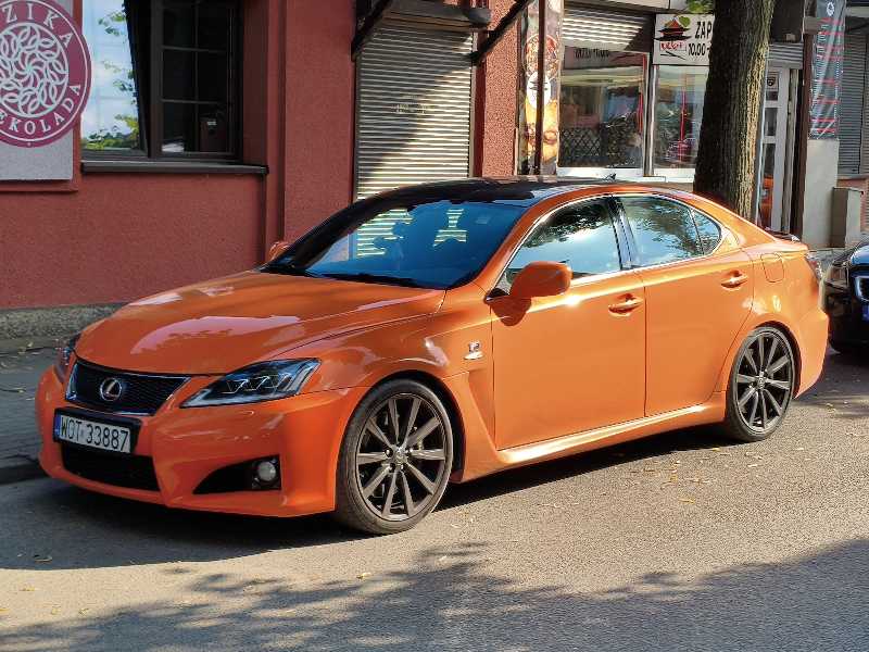 Lexus GS F spotted in Szczytno
