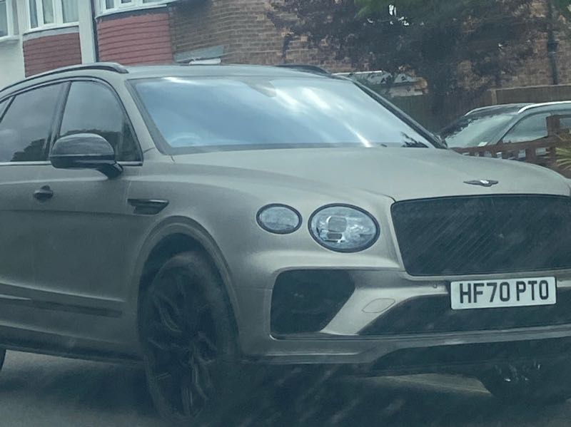 Bentley Bentayga spotted in Grays