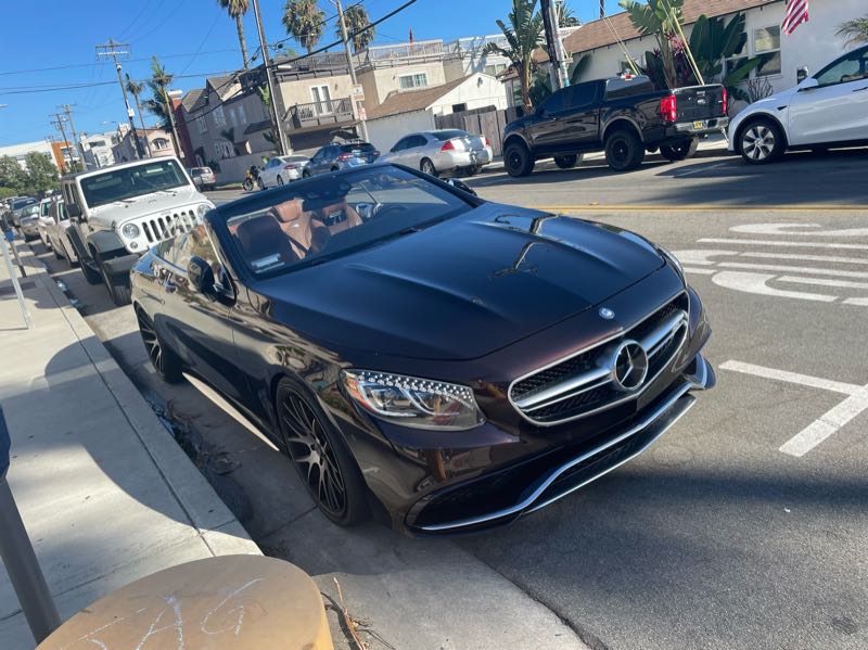 Mercedes-Benz S-Class Cabriolet (2017) spotted in Huntington Beach, United States