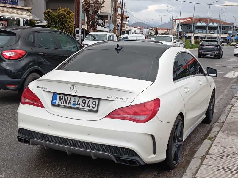 Mercedes-Benz CLA 45 spotted in Kozáni