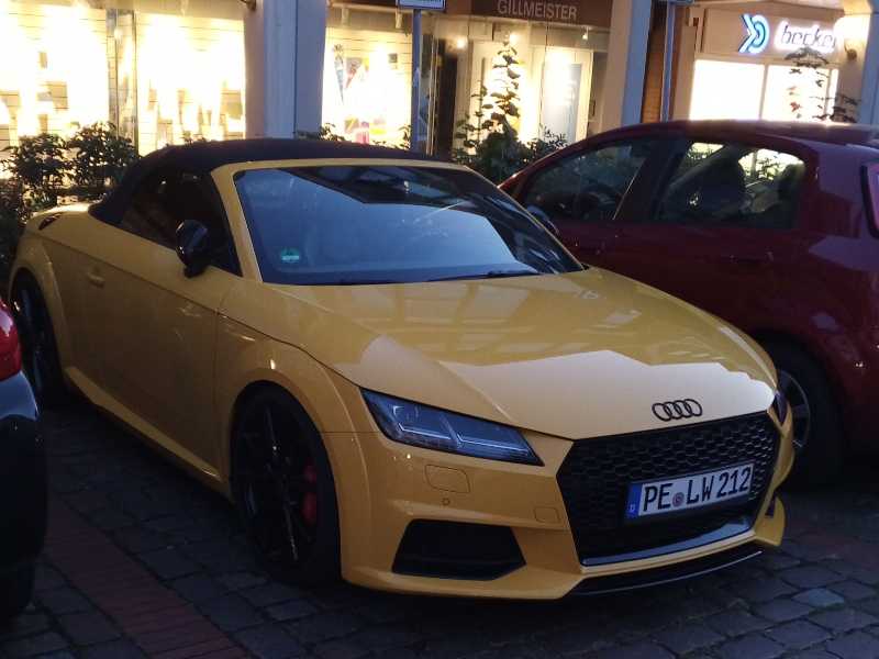 Audi TT Roadster spotted in Braunschweig