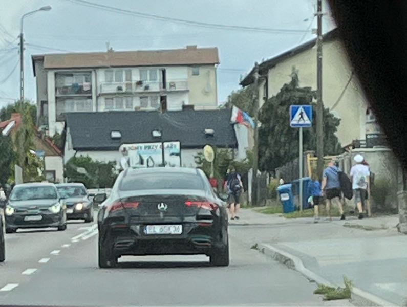 Mercedes-Benz EQS spotted in Władysławowo