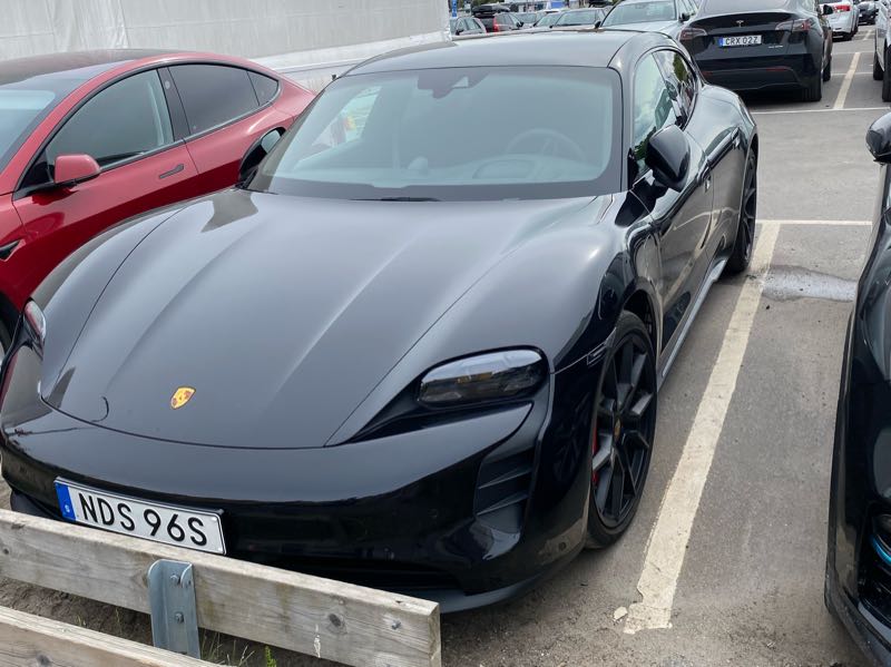 Porsche Taycan (2021) spotted in Malmö, Sweden