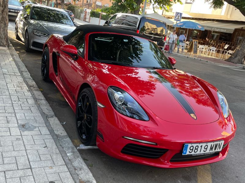 Porsche 718 Boxster spotted in Torremolinos