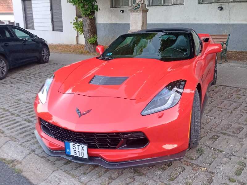 Chevrolet Corvette spotted in Keszthely