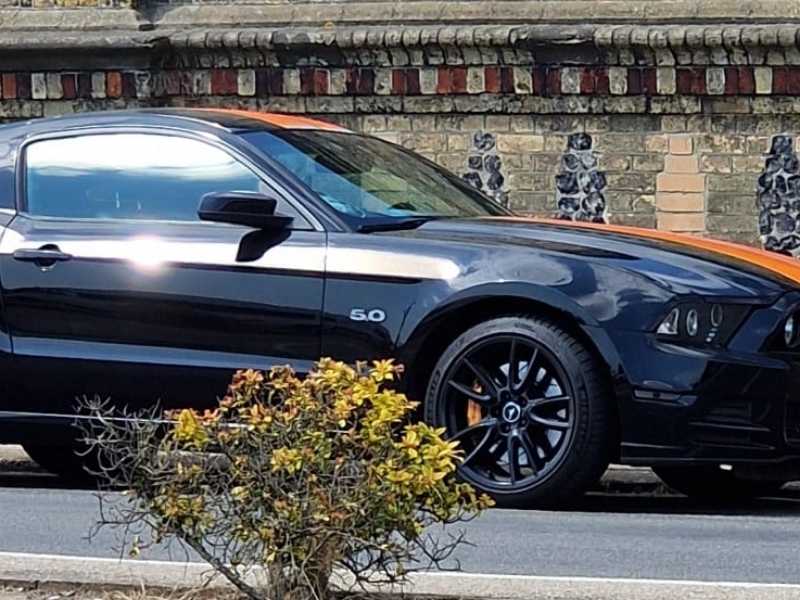 Ford Mustang GT (2013) spotted in Great Yarmouth, United Kingdom