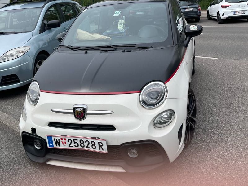 Abarth 500 spotted in Vienna