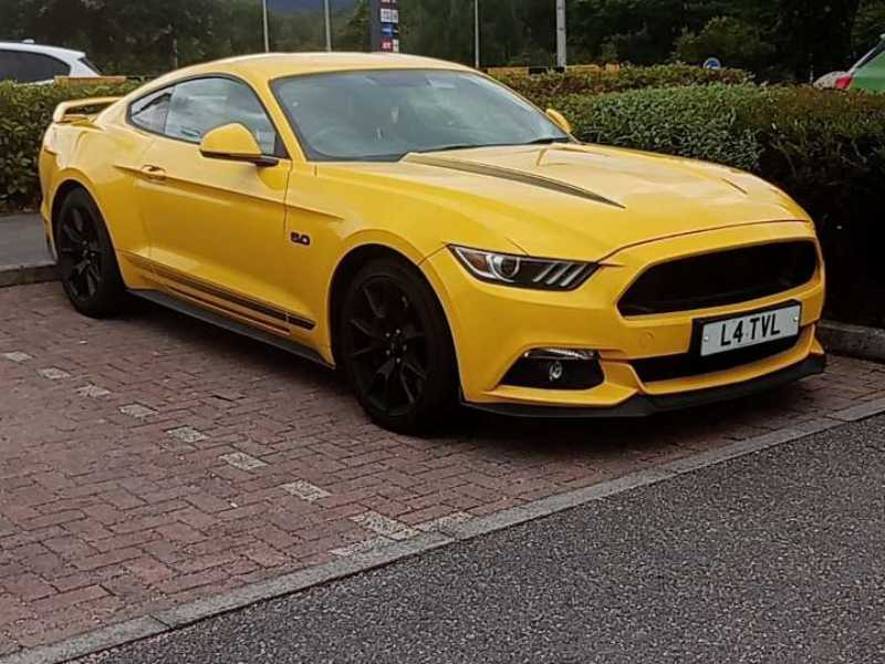 Ford Mustang spotted in Rhondda