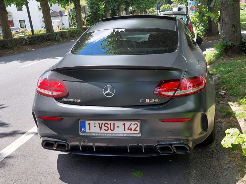 Mercedes-Benz C63 AMG (2020) spotted in Cluj-Napoca, Romania