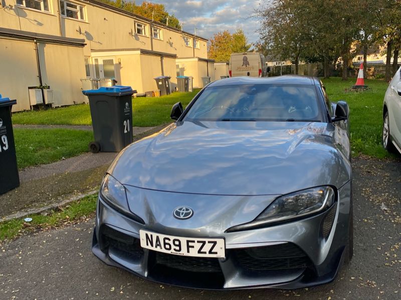 Toyota Supra (2020) spotted in Swindon, United Kingdom