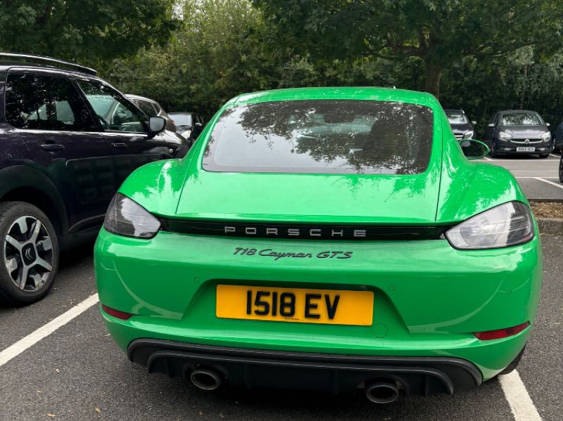 Porsche 718 Cayman GTS spotted in London