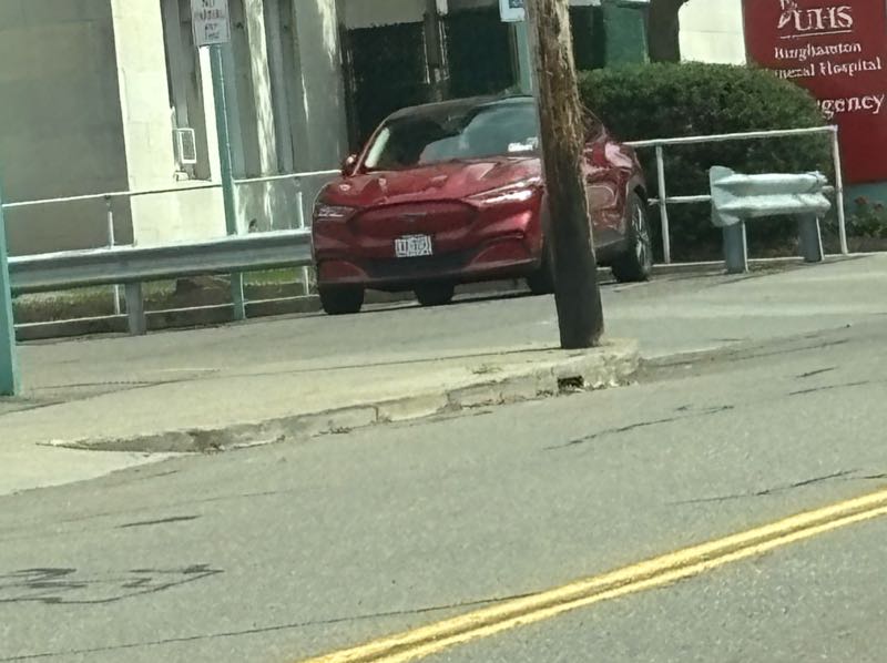 Ford Mustang Mach-E spotted in Binghamton