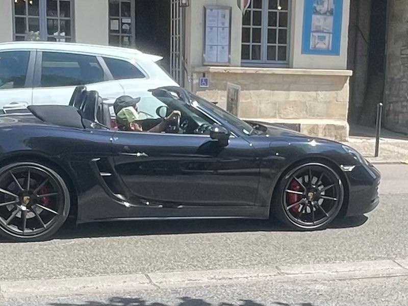 Porsche Boxster (2021) spotted in Pierrefonds, France