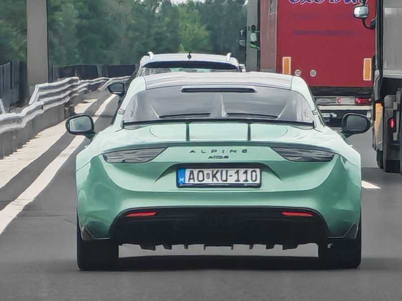 Alpine A110 spotted in Székesfehérvár