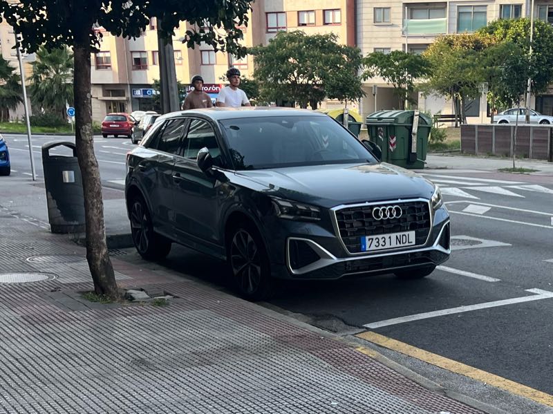 Audi Q2 spotted in Pontevedra