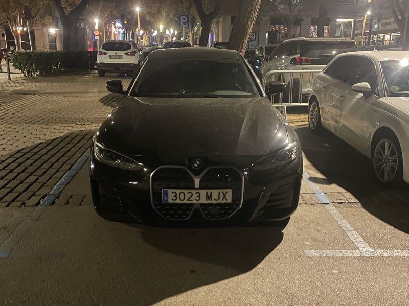 BMW i4 spotted in Castelldefels