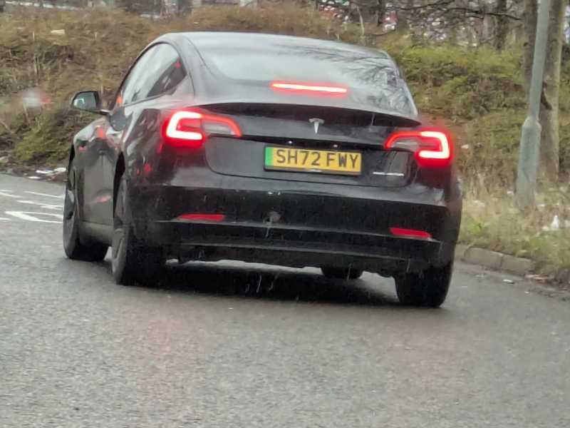 Tesla Model 3 (2022) spotted in Glasgow, United Kingdom
