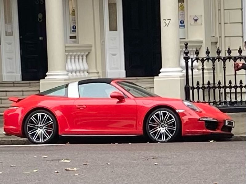 Porsche 911 Targa 4S spotted in London