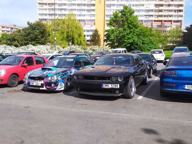Dodge Challenger spotted in Most