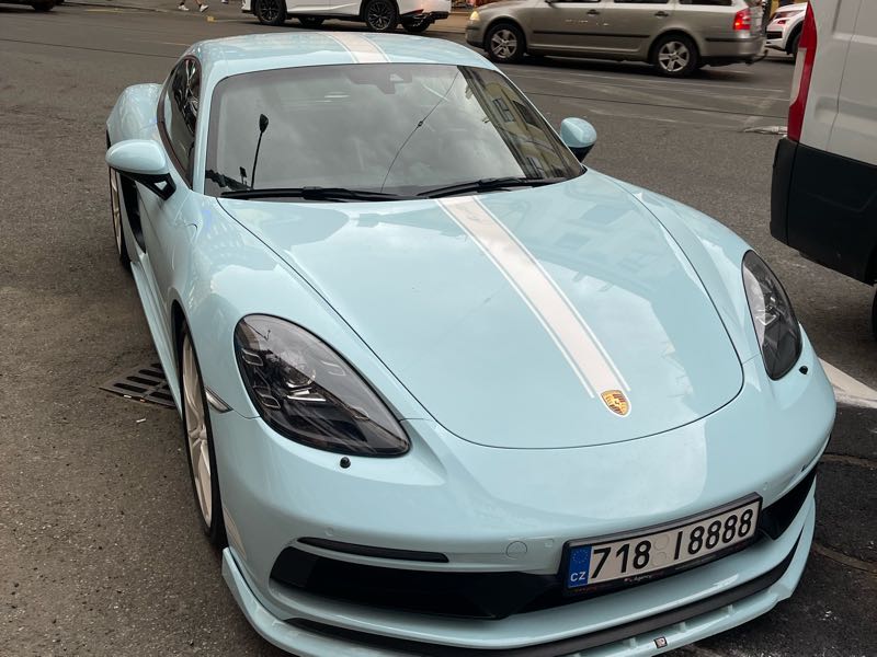 Porsche 718 (2020) spotted in Prague, Czechia