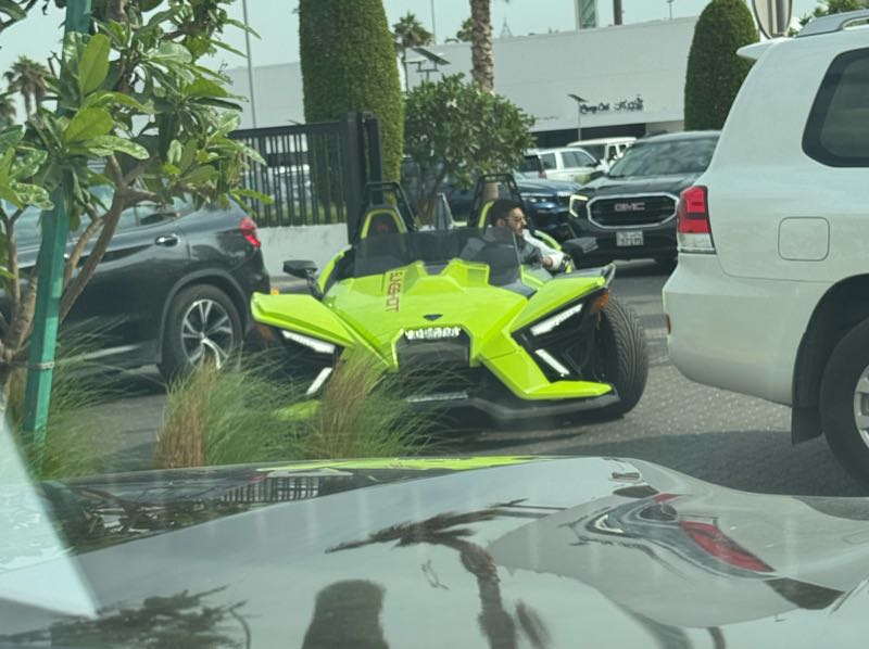 Polaris Slingshot spotted in Şabāḩ as Sālim