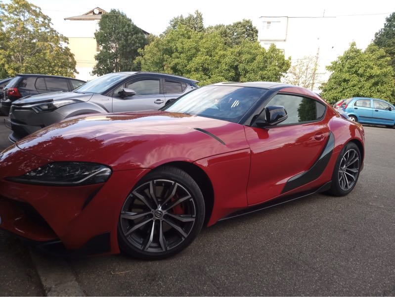 Toyota Supra spotted in Bacău