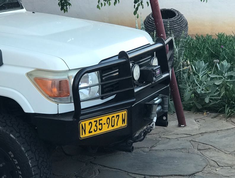 Toyota Land Cruiser spotted in Windhoek