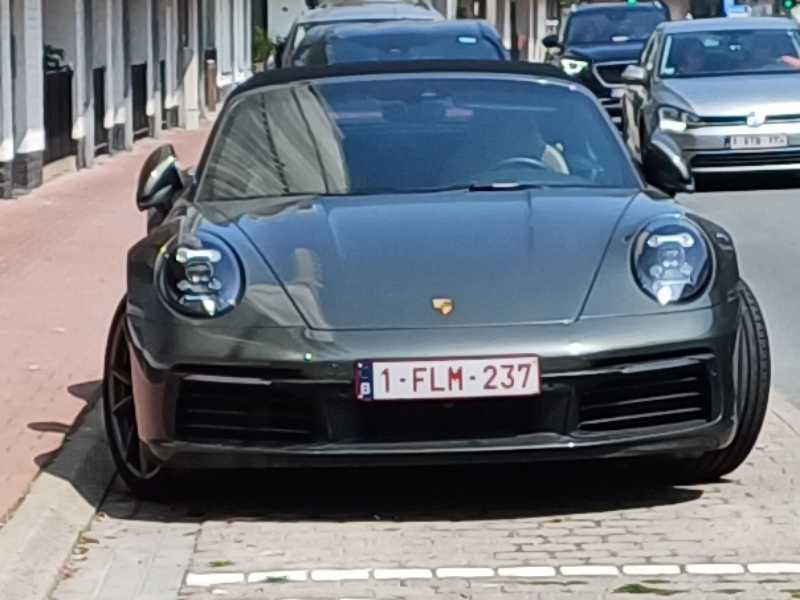 Porsche 911 (2021) spotted in Ostend, Belgium