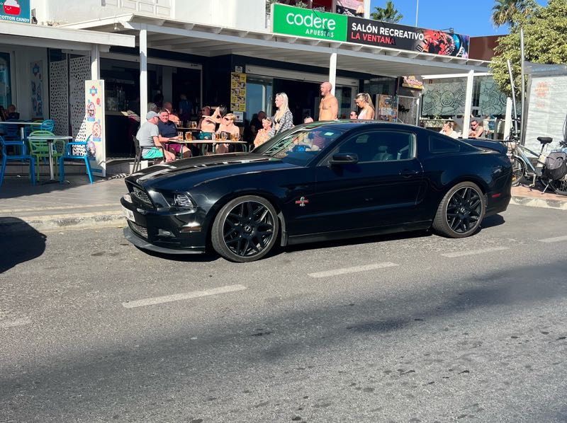 Ford Mustang spotted in Arrecife