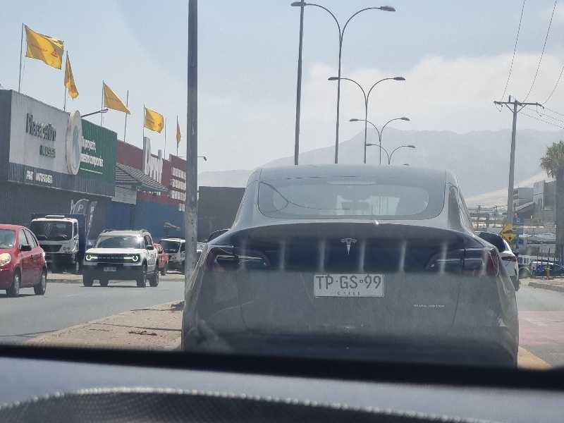 Tesla Model 3 spotted in Antofagasta