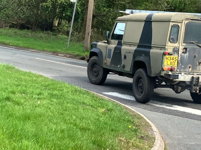 Land Rover Defender spotted in Gloucester