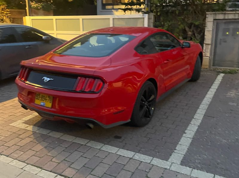 Ford Mustang spotted in Rishon LeTsiyyon