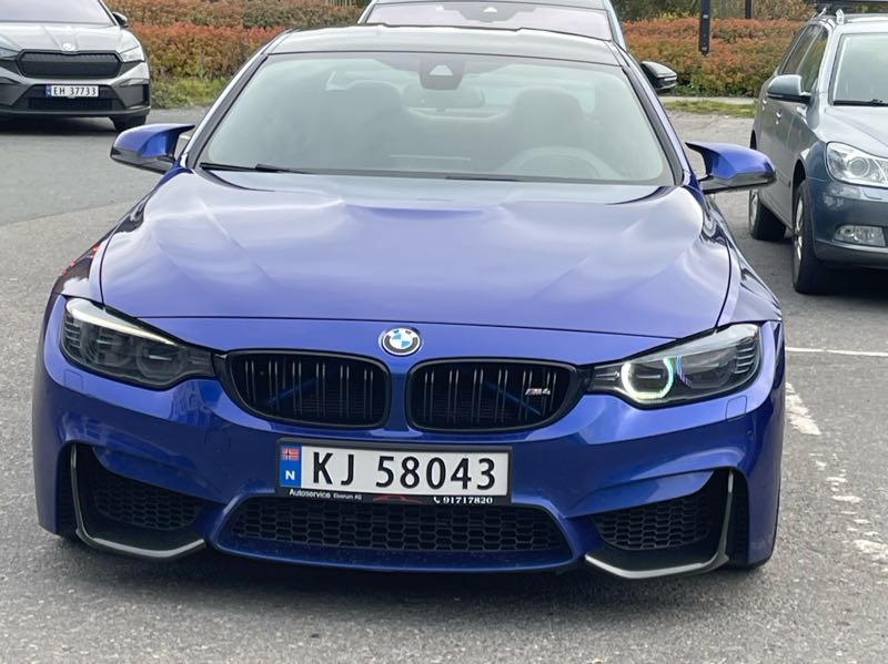 BMW M4 spotted in Brumunddal