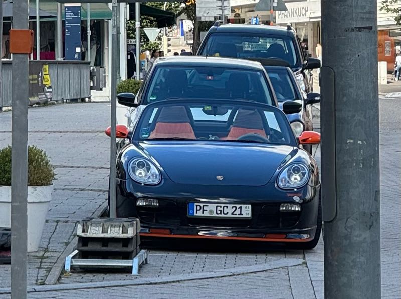 Porsche Boxster spotted in Pforzheim