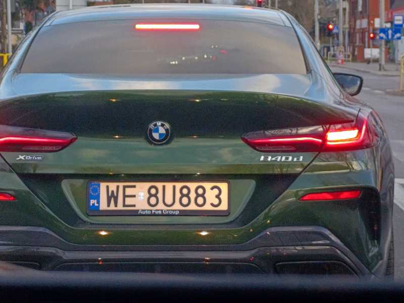 BMW 840d spotted in Garwolin