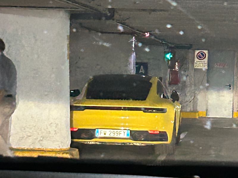 Porsche 911 (2020) spotted in Milan, Italy