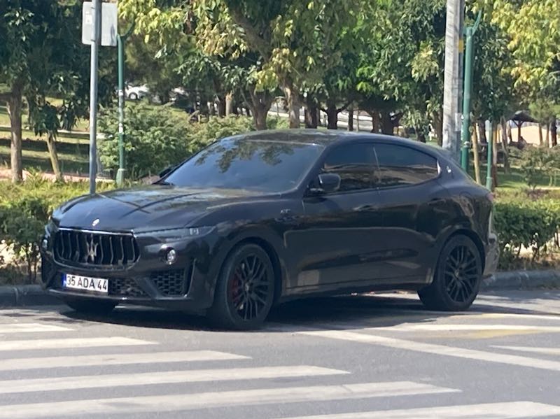 Maserati Levante spotted in Istanbul