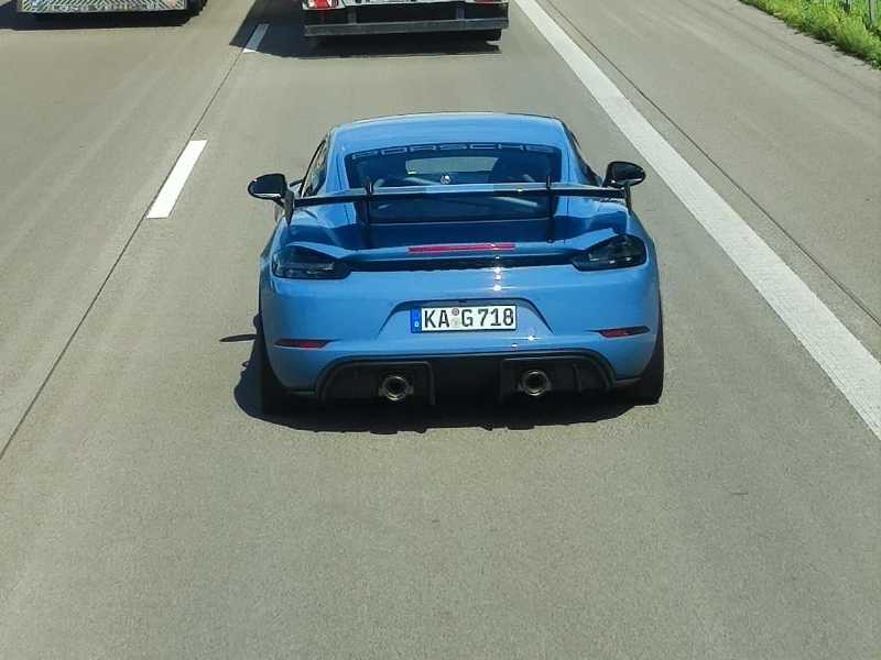 Porsche 718 Cayman spotted in Siedlce