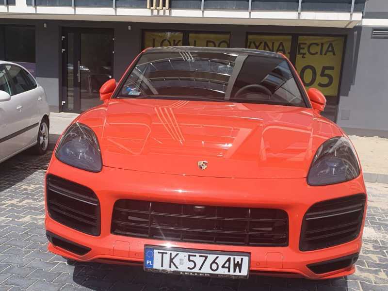 Porsche Cayenne Turbo spotted in Kielce