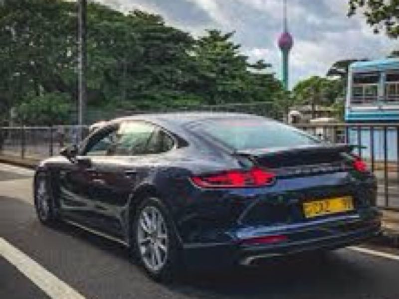 Porsche Panamera spotted in Dambulla