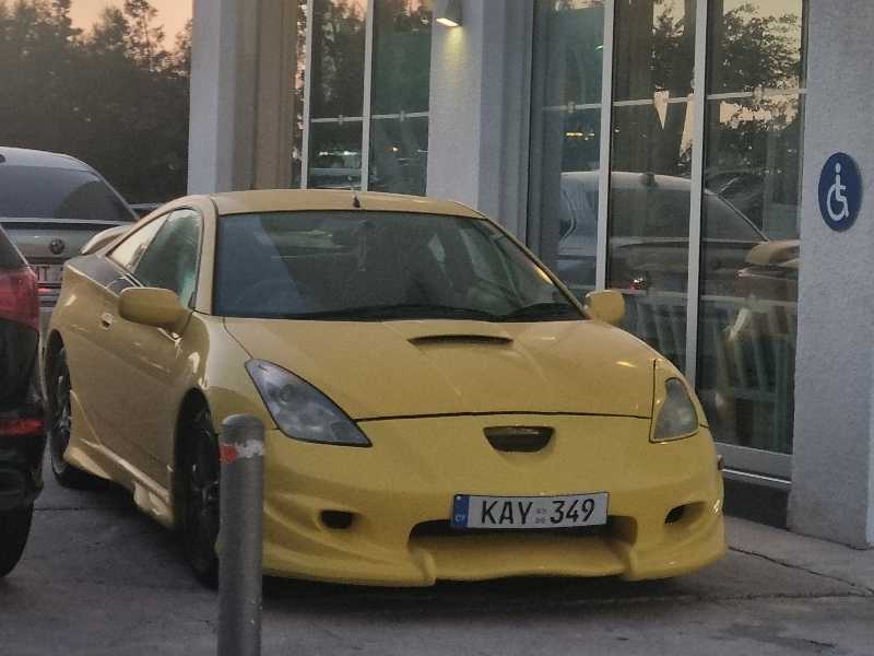 Toyota Celica spotted in Protaras