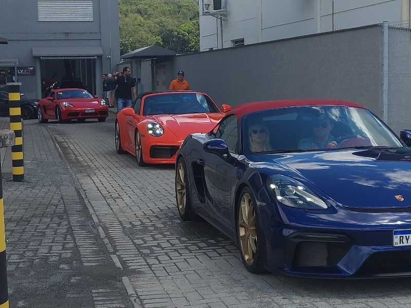 Porsche 718 Boxster spotted in Blumenau