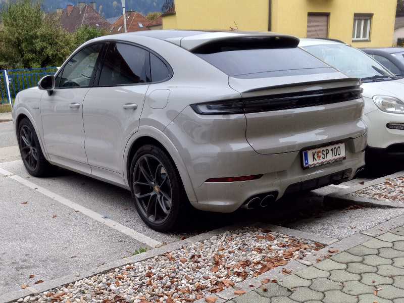 Porsche Cayenne Coupe spotted in Klagenfurt am Wörthersee
