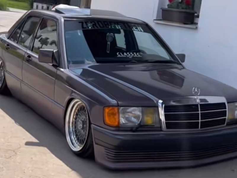 Mercedes-Benz 190E spotted in Smederevo