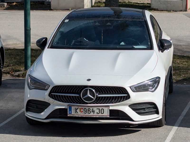 Mercedes-Benz CLA spotted in Wiener Neustadt