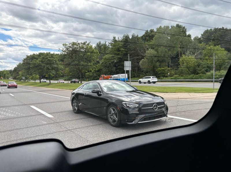 Mercedes-Benz E-Class Coupe spotted in Detroit