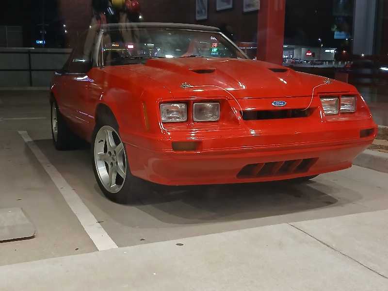 Ford Mustang (1985) spotted in Lawton, United States