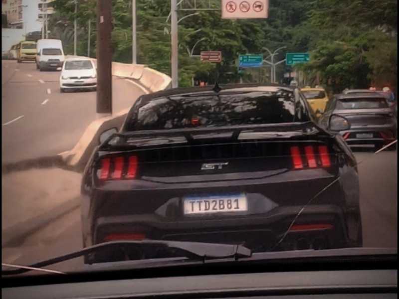 Ford Mustang GT spotted in Rio de Janeiro