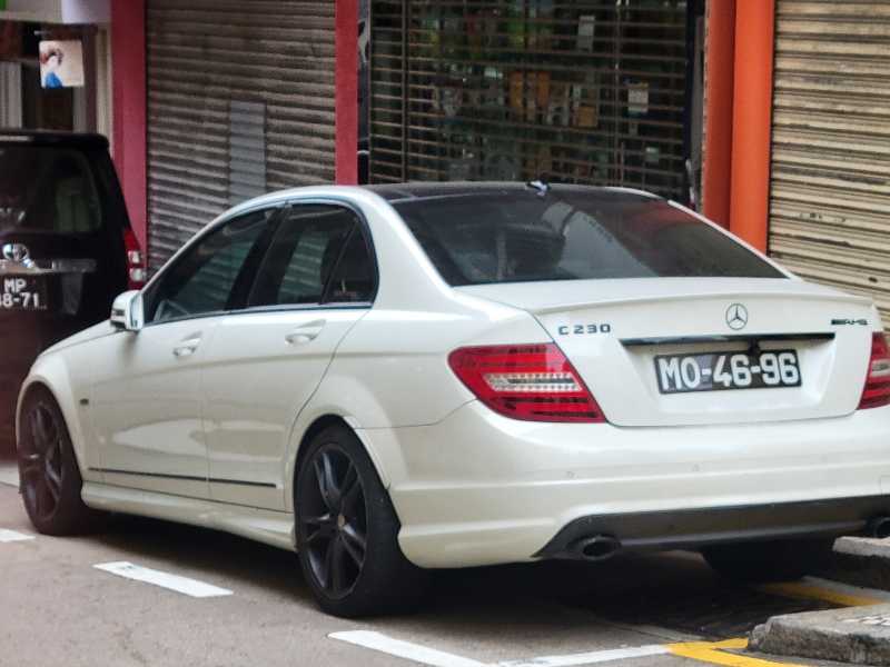 Mercedes-Benz C230 spotted in Macau